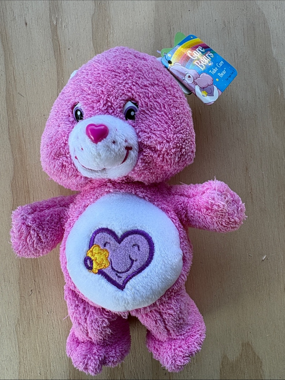 Pink Plush Heart-Belly Kids Plush Toy - Cute Bear